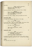 Moe Howard's 27pp. Script Dated November 1949 for The Three Stooges Film ''Three Arabian Nuts'', Working Title ''Genii With the Light Brown Hair'' -- Near Fine Condition